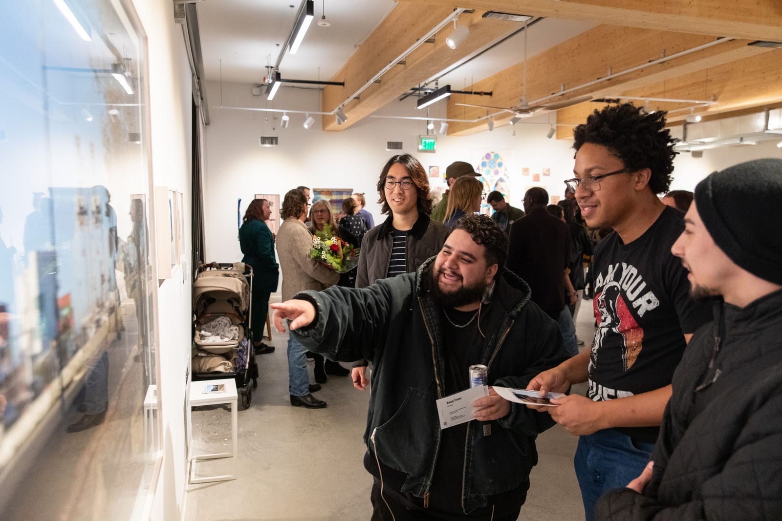 Work on view at the Fall 2024 Fine Arts BFA Exhibition
