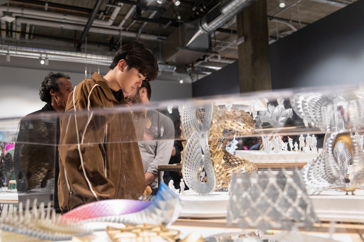 Community members at the Metaxis opening